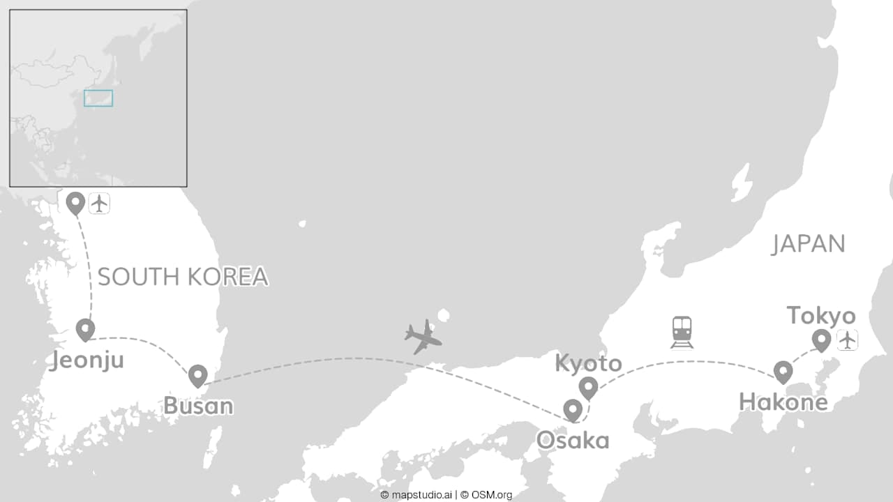 South Korea and Japan: City-hopping to Mt Fuji