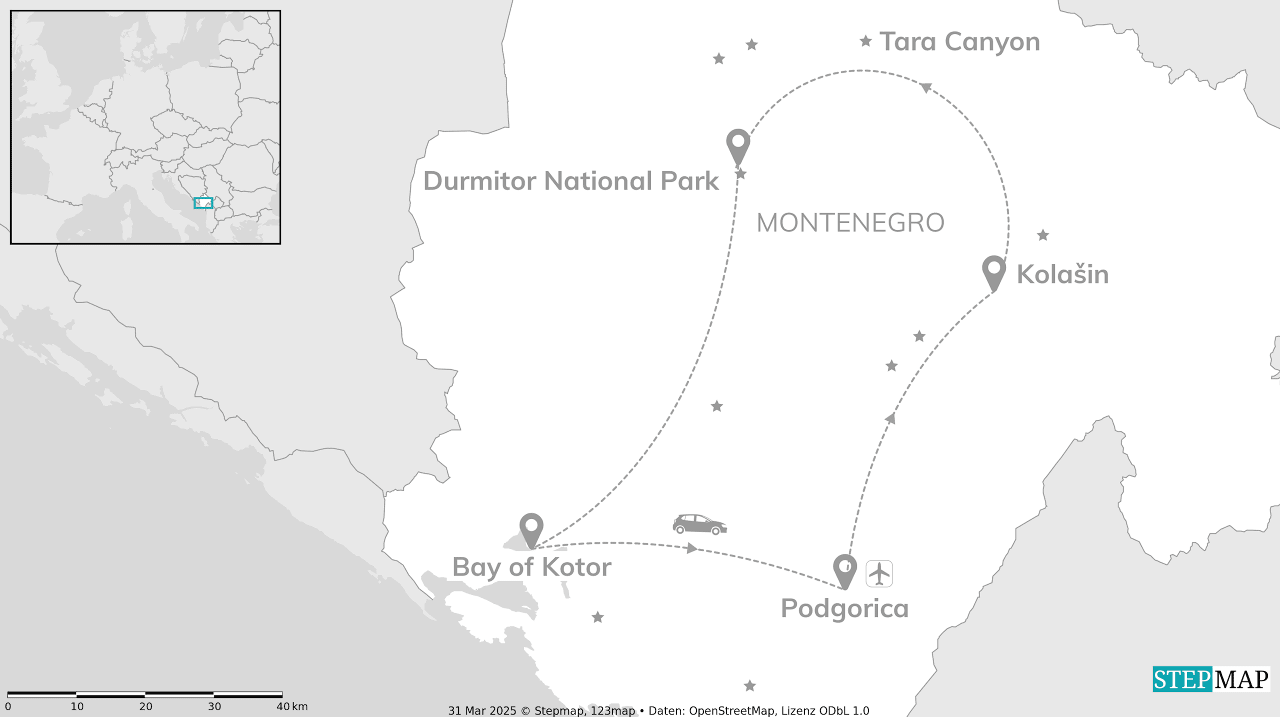 Montenegro road trip: Canyons, bays and fab stays